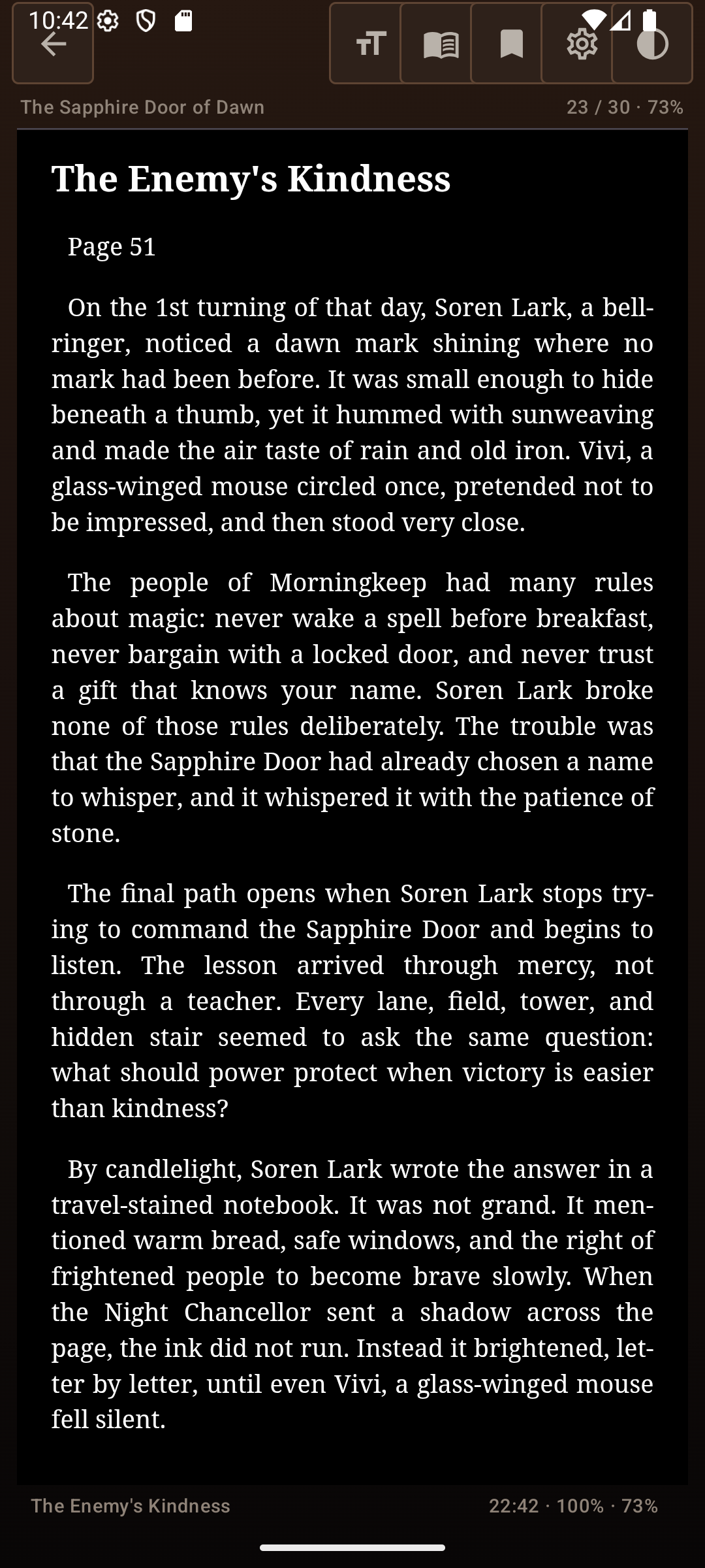 Novella Android book reader library screenshot